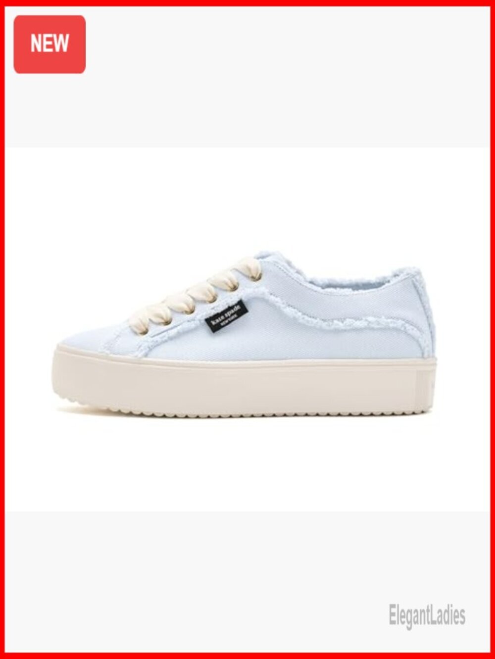 Women's Platform Sneakers Size 9 Casual Lace-Up Cotton Canvas Shoes - Picture 4 of 7